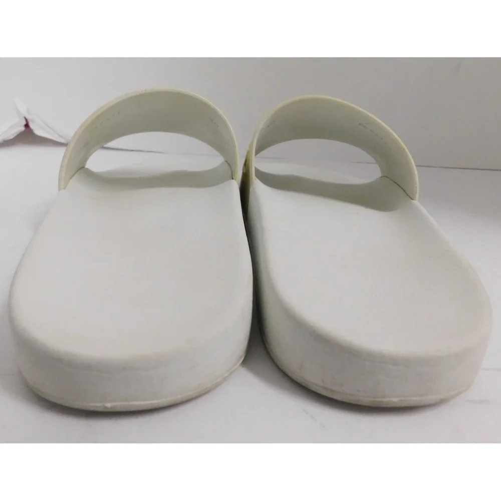 Givenchy Tonal Logo Slide Sandals Cream Ivory Mens EU 40 US sz 7.5
